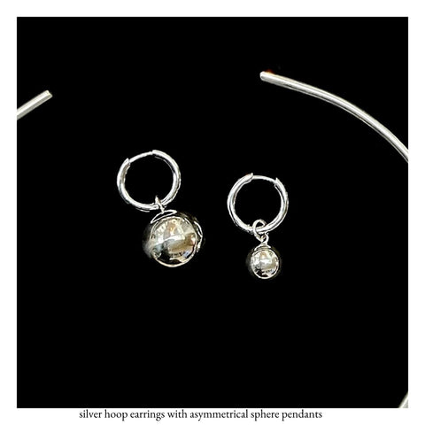 iris hoop earrings