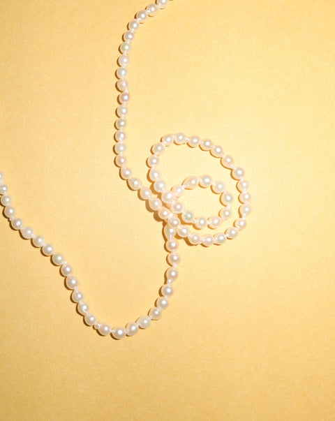 Japanese akoya pearl necklace