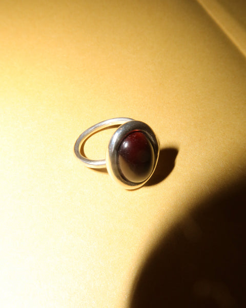 silver onyx ring