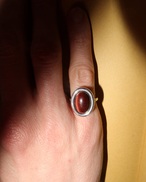 silver onyx ring